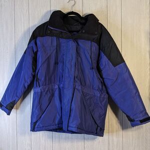 VTG SJB Sport Winter Skiing Coat Hooded 90s Y2K EUC SZ L  Saint Johns Bay